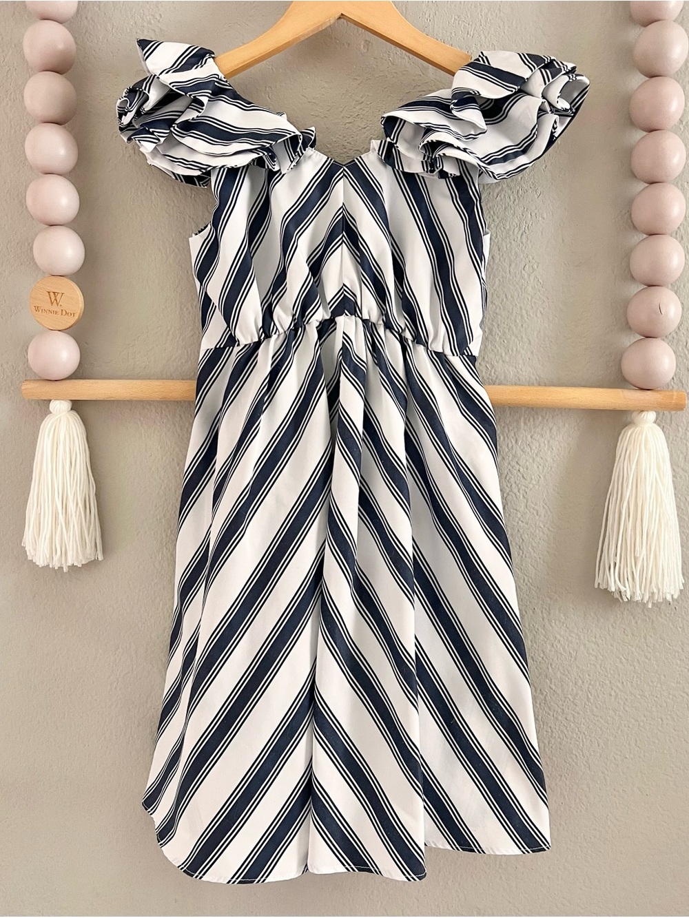 Nordstrom Striped Girl’s Dress 7/8